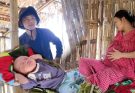 Pregnant mother about to give birth with the help of a farmer – gives birth to a baby boy
