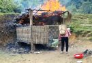 Drunk husband sets fire to house where mother and daughter live / Lý Tiểu Nhi