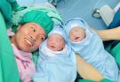triplets baby born 2boy one girl