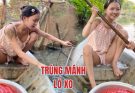 In the afternoon, they take a boat to check on a fishing net that had been left unattended for several days.