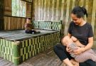 Single mom -Harvest pumpkins to sell – Make a bed out of bamboo
